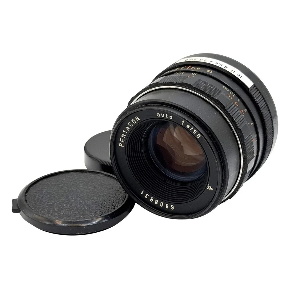 Pentacon Auto 1.8/50 M42 Screw Mount Prime Lens 50mm f1.8 *HAZE* See Pictures